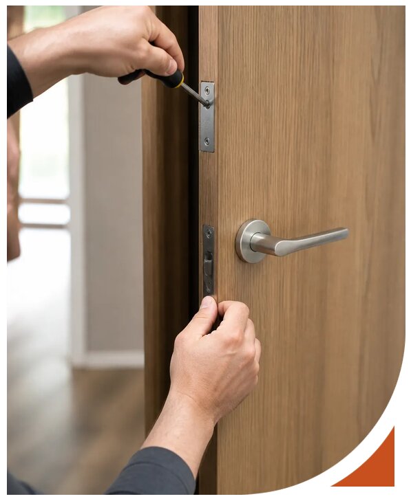 Профессиональное вскрытие замка подъездной двери в Красноуфимске