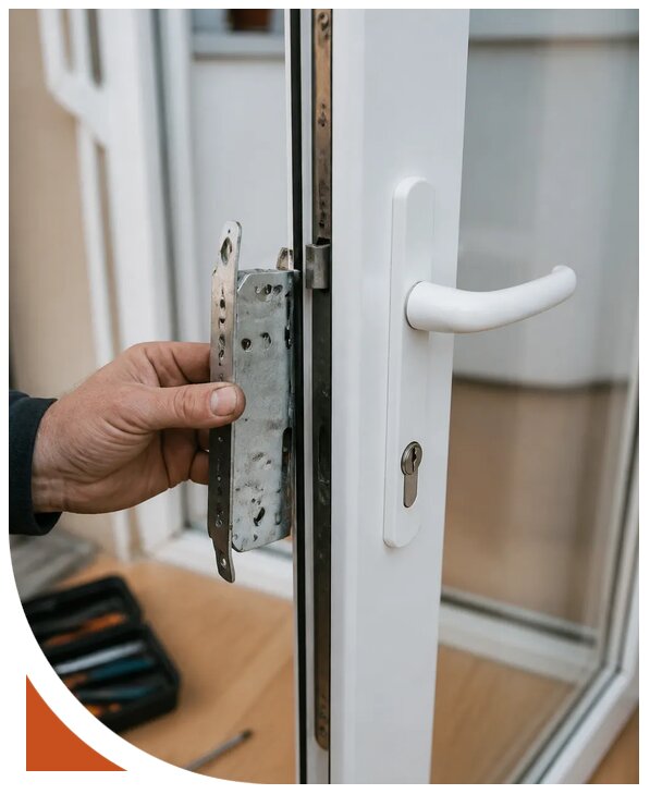 Ремонт замка пластиковой двери в Красноуфимске от 2539 р. | Разлок-Крф